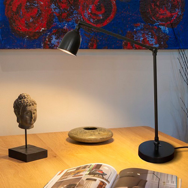 Lampe de bureau à poser liseuse en laiton L71 Casadisagne - 2 coloris