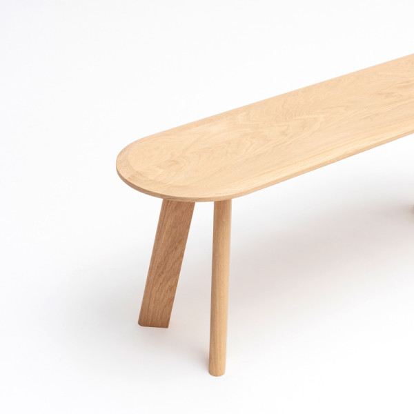 Banc Parati Drugeot Manufacture chêne massif - 2 teintes 3 tailles