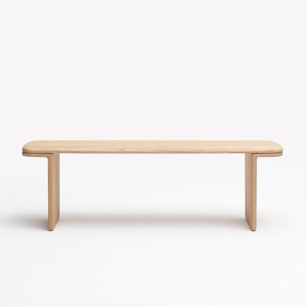 Banc Téhème Drugeot Manufacture chêne massif - 2 teintes 3 tailles