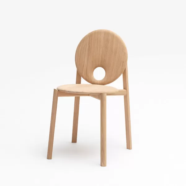 Chaise Hélio Drugeot Manufacture chêne massif - 4 modèles 2 finitions