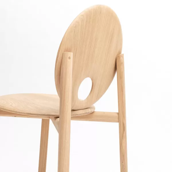 Chaise Hélio Drugeot Manufacture chêne massif - 4 modèles 2 finitions