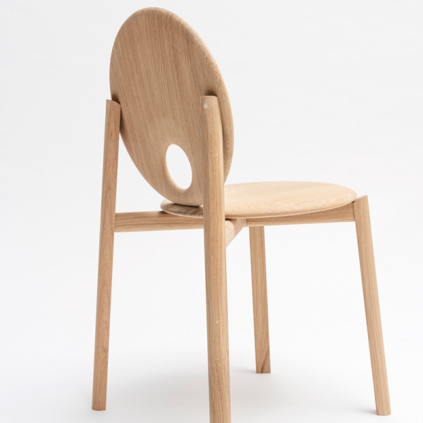 Chaise Hélio Drugeot Manufacture chêne massif - 4 modèles 2 finitions
