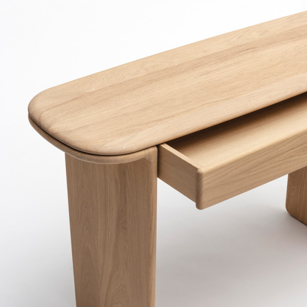 Bureau Téhème Drugeot Manufacture chêne massif - 2 finitions