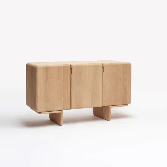 Buffet 3 portes Téhème Drugeot Manufacture chêne massif - 2 finitions