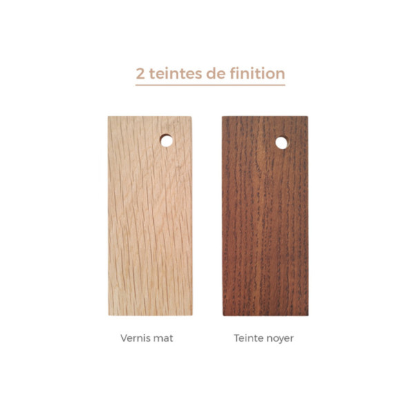 Table basse Essephe Drugeot Manufacture chêne massif - 2 finitions