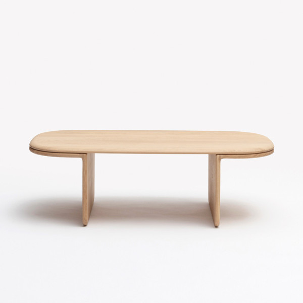 Table basse Téhème Drugeot Manufacture chêne massif - 2 finitions