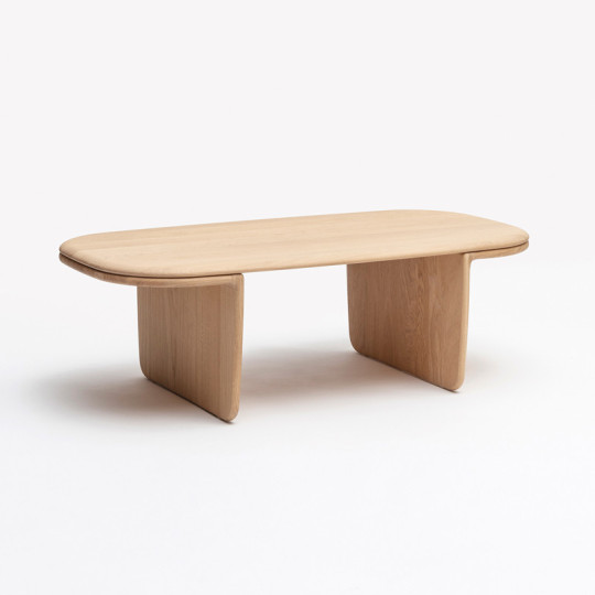 Table basse Téhème Drugeot Manufacture chêne massif - 2 finitions