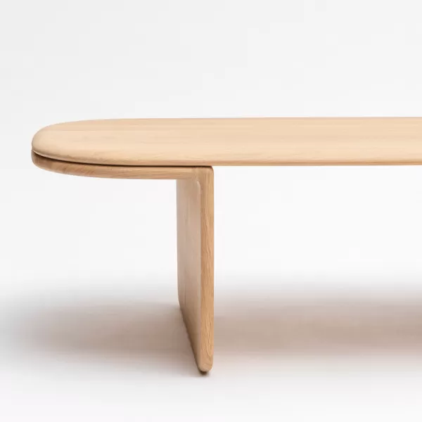 Table basse Téhème Drugeot Manufacture chêne massif - 2 finitions