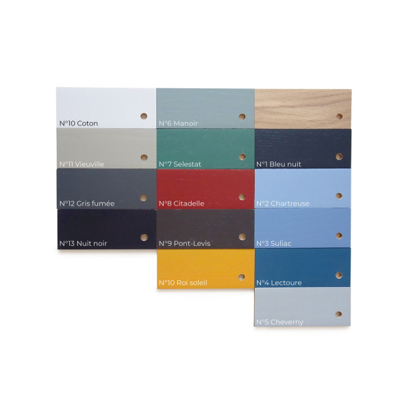 Table basse Parati Drugeot Manufacture chêne massif - 2 finitions 14 coloris