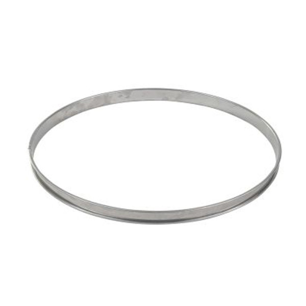 Cercle à tarte en inox bords roulés GOBEL - 3 tailles