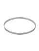 Cercle à tarte en inox bords roulés GOBEL - 3 tailles