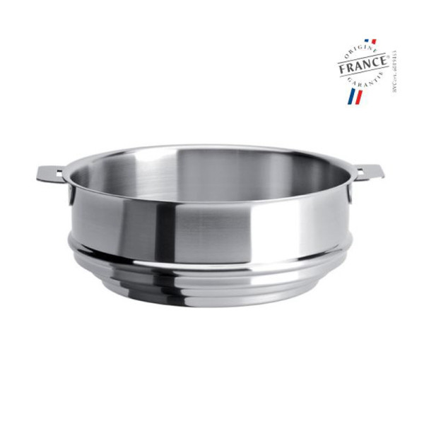 Cuit-vapeur universel Cristel Strate amovible en inox - 2 tailles
