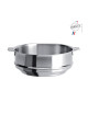 Cuit-vapeur universel Cristel Strate amovible en inox - 2 tailles