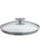 Couvercle en verre Platine Cristel - 15 tailles
