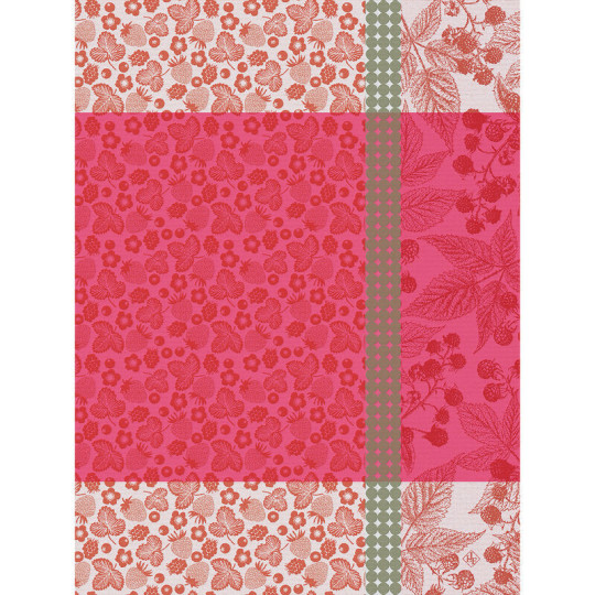 Torchon Cueillette d'été Le Jacquard Français en coton - 3 coloris
