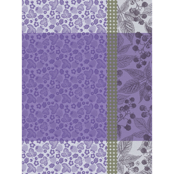 Torchon Cueillette d'été Le Jacquard Français en coton - 3 coloris