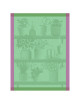 Torchon Herbes fraîches Le Jacquard Français en coton - 3 coloris