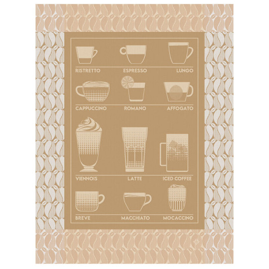 Torchon Barista Le Jacquard Français en coton - 3 coloris