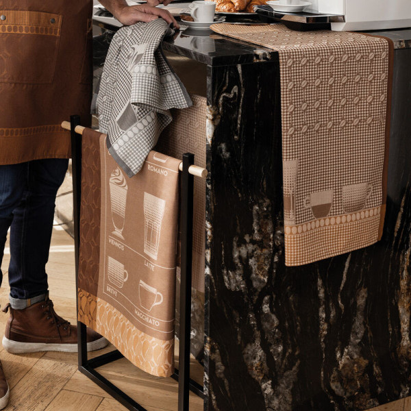 Torchon Barista Le Jacquard Français en coton - 3 coloris