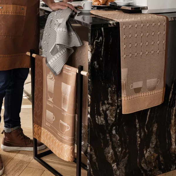 Torchon Barista Le Jacquard Français en coton - 3 coloris