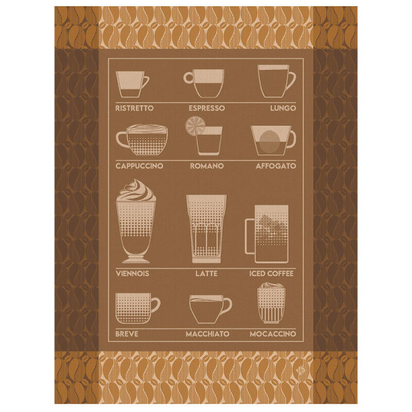 Torchon Barista Le Jacquard Français en coton - 3 coloris