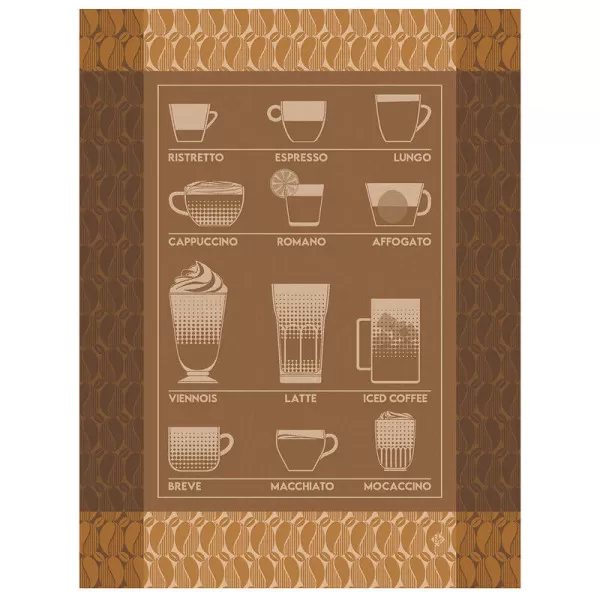Torchon Barista Le Jacquard Français en coton - 3 coloris