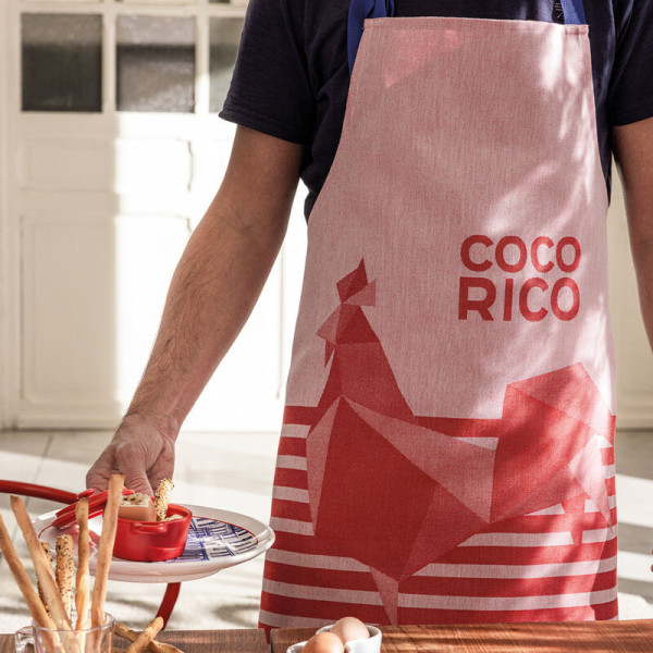 Tablier Coco-Rico Elysée Le Jacquard Français - 2 coloris