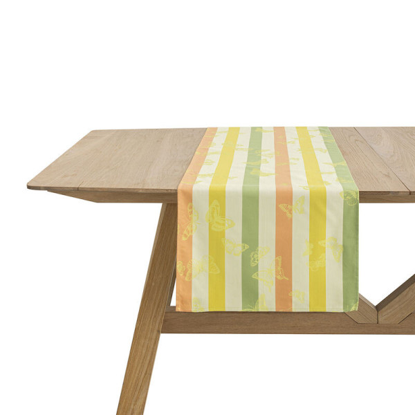 Chemin de table Bal des papillons Le Jacquard Français - 3 coloris