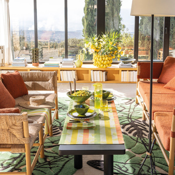 Chemin de table Bal des papillons Le Jacquard Français - 3 coloris