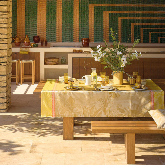 Nappe enduite Sinharâja Le Jacquard Français - 3 coloris 6 tailles