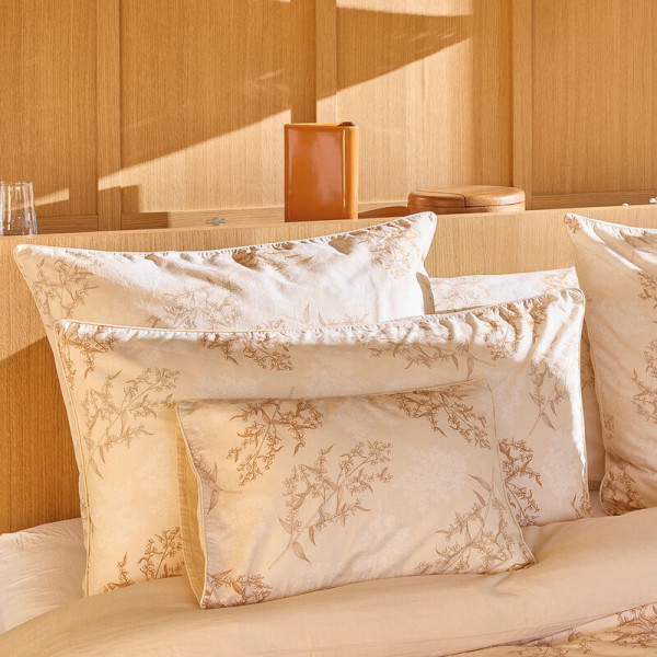 2 taies d'oreiller Champêtre Le Jacquard Français coton - 2 dimensions