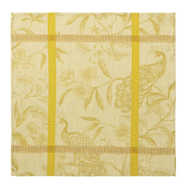 4 serviettes de table À l'orangerie lin Le Jacquard Français lin - 3 coloris