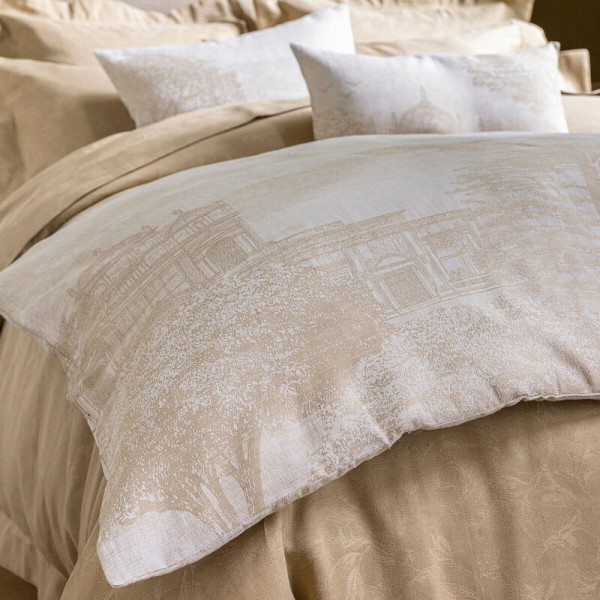 Housse de courtepointe Symphonie Le Jacquard Français coton lin