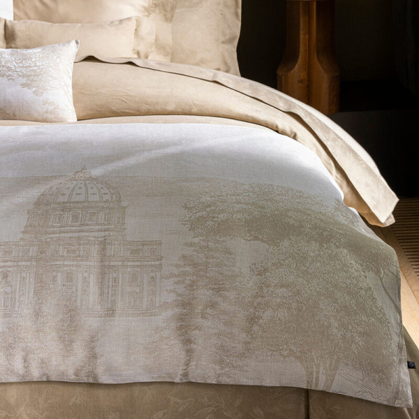 Housse de courtepointe Symphonie Le Jacquard Français coton lin