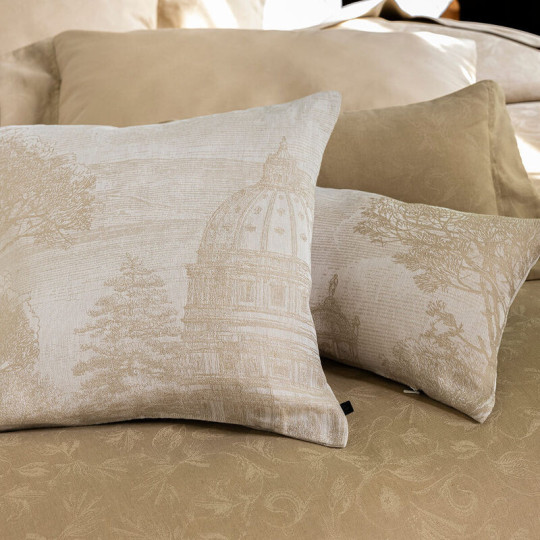 Housse de coussin Symphonie Le Jacquard Français coton lin - 2 dimensions