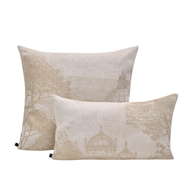 Housse de coussin Symphonie Le Jacquard Français coton lin - 2 dimensions