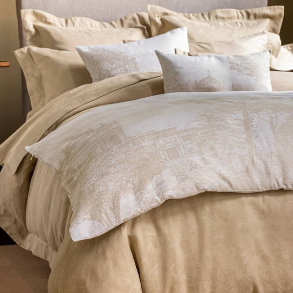Housse de coussin Symphonie Le Jacquard Français coton lin - 2 dimensions
