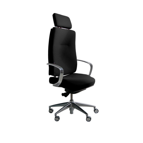 Fauteuil chaise de bureau Navailles King Edgard + avec appuie-tête - 21 coloris-finitions