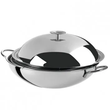 Wok en inox Cristel Casteline - 2 tailles
