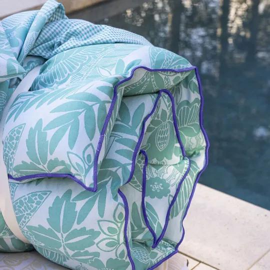Matelas de sol LE JACQUARD FRANCAIS Barbade 100% coton déperlant - 2 coloris