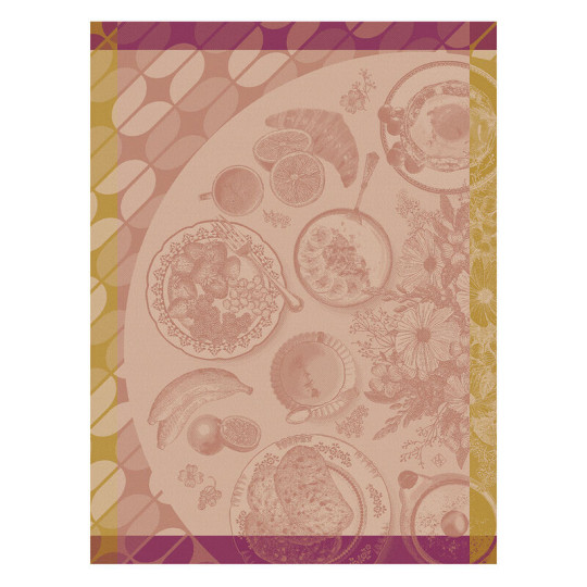 Torchon Brunch Gourmand Le Jacquard Français en coton - 3 coloris