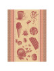 Torchon Chocolat Le Jacquard Français en coton - 3 coloris