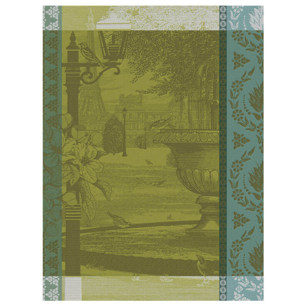 Torchon Jardin Parisien Le Jacquard Français en coton - 2 coloris