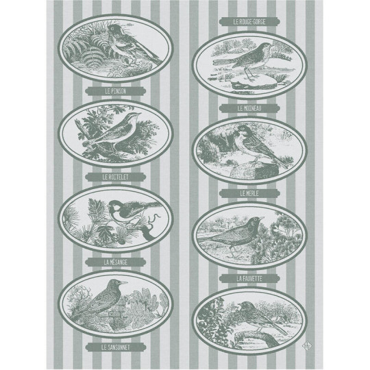 Torchon Mélodies Le Jacquard Français en coton - 3 coloris
