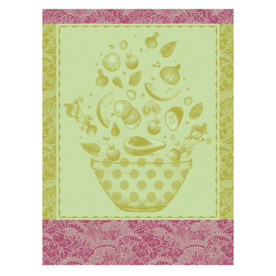 Torchon Salade d'été Le Jacquard Français en coton - 3 coloris