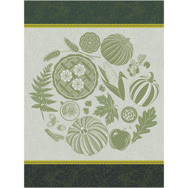 Torchon Thanksgiving Le Jacquard Français en coton - 3 coloris
