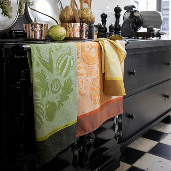 Torchon Thanksgiving Le Jacquard Français en coton - 3 coloris