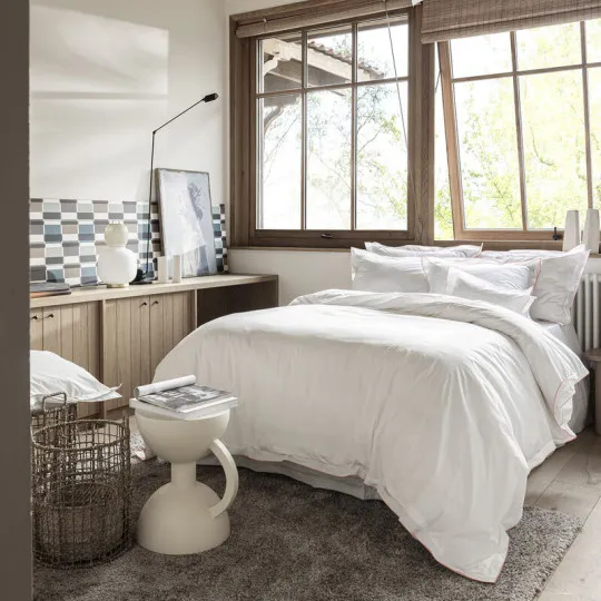 Housse de couette Songe Le Jacquard Français coton - 3 coloris 2 dimensions