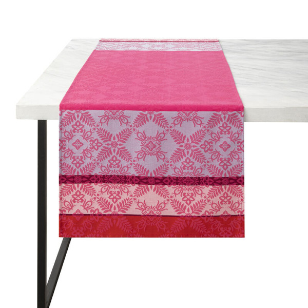 Chemin de table Mumbai Le Jacquard Français en coton - 3 coloris