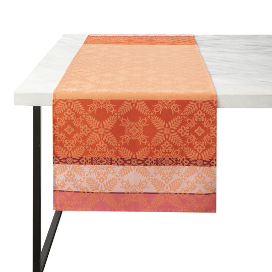 Chemin de table Mumbai Le Jacquard Français en coton - 2 coloris
